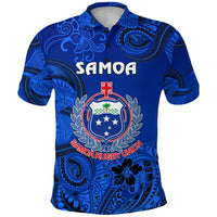 Custom Samoa Manu Polo Shirt Rugby Unique Style Full Blue LT8 - Wonder Print Shop