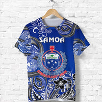 Custom Samoa Manu T Shirt Rugby Unique Style Blue White LT8 - Wonder Print Shop