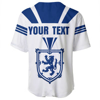 ( Custom Personalized ) Scotland Royal Blue Baseball Jersey RLT12 - Wonder Print Shop
