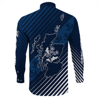 Scotland Thistle Classic Long Sleeve Button Shirt RLT12 - Wonder Print Shop