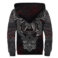 Viking Sherpa Hoodie - Fenrir Art RLT12 - Wonder Print Shop