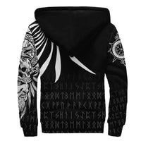 Custom Special Raven Sherpa Hoodie - Tattoo Style RLT12 - Wonder Print Shop