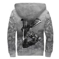 Viking Sherpa Hoodie - Berkana Rune RLT12 - Wonder Print Shop