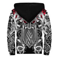 Viking Sherpa Hoodie - Odin Eternal Flame RLT12 - Wonder Print Shop