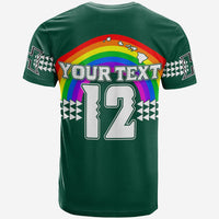 Custom Hawaii Rainbow Wahine VolleybT Shirt Custom Text And Number LT4 - Wonder Print Shop