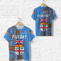 Custom Fiji Day T Shirt Independence Anniversary Simple Style LT8 - Wonder Print Shop