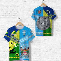 Vanuatu Malampa Province and Fiji T Shirt Together LT8 - Wonder Print Shop