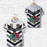 Papua New Guinea PRK Mendi Muruks T Shirt Rugby Polynesian White LT8 - Wonder Print Shop