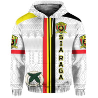 Vanuatu Sia Raga Football Club Zip Hoodie Simple Style LT8 - Wonder Print Shop