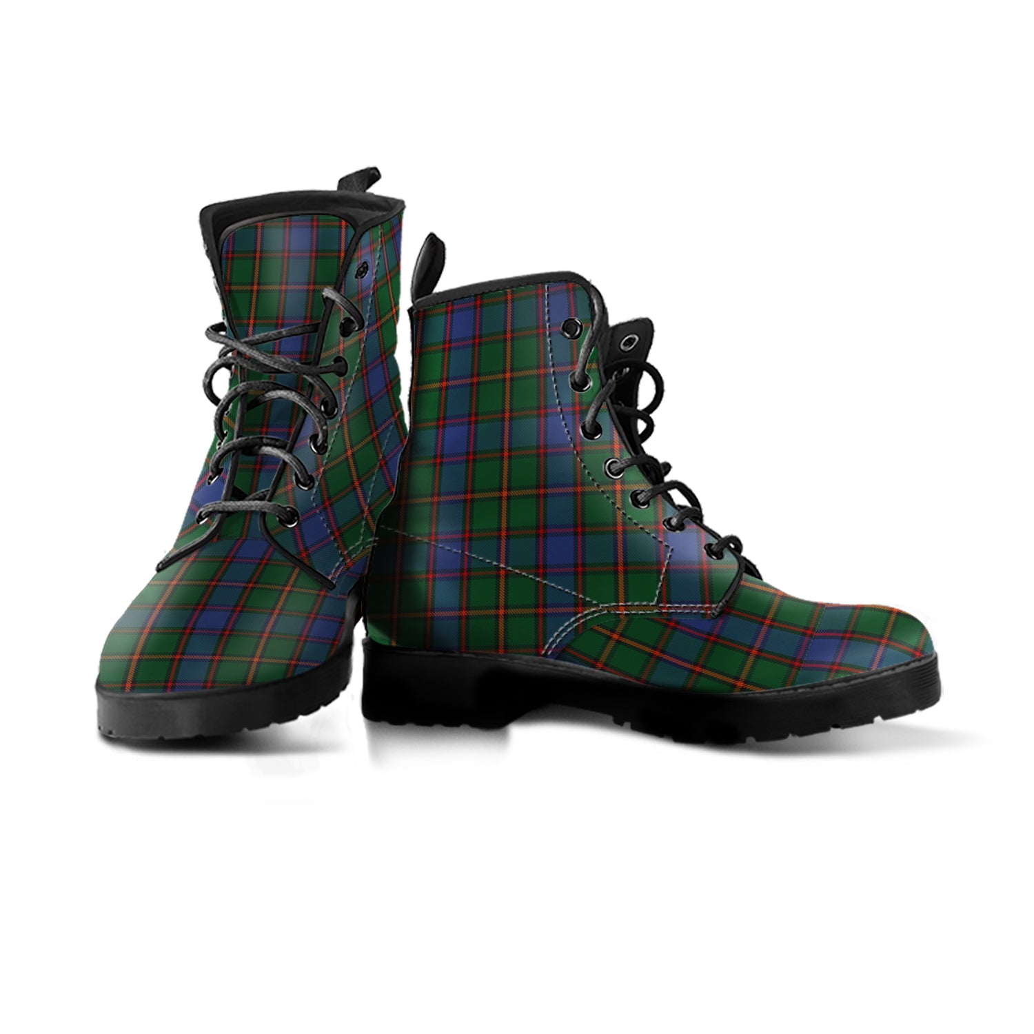 scottish-skene-clan-tartan-leather-boots