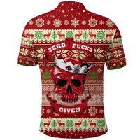 Skull Polo Shirt Christmas Red LT8 - Wonder Print Shop