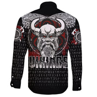 Viking Odin Honor Long Sleeve Shirt - Viking Pattern RLT12 - Wonder Print Shop