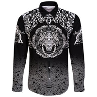 Fenrir Valhalla Long Sleeve Shirt - Ornate Pattern 1 RLT12 - Wonder Print Shop