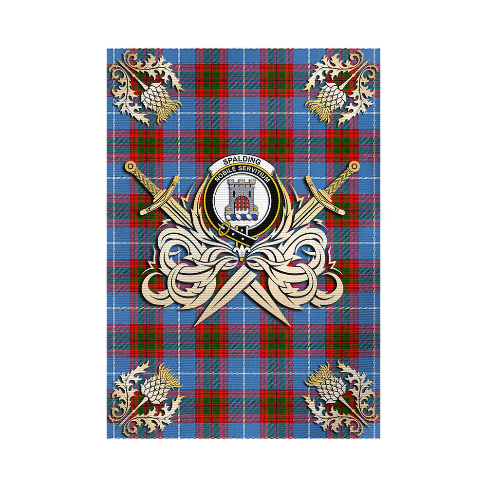 scottish-spalding-clan-crest-courage-sword-tartan-garden-flag