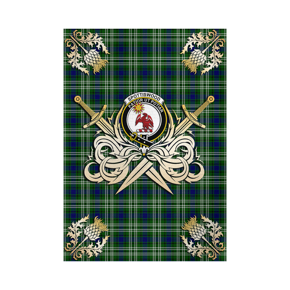 scottish-spottiswood-clan-crest-courage-sword-tartan-garden-flag
