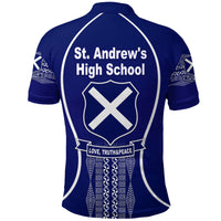 St. andrews High School Polo Shirt Unique Vibes LT8 - Wonder Print Shop