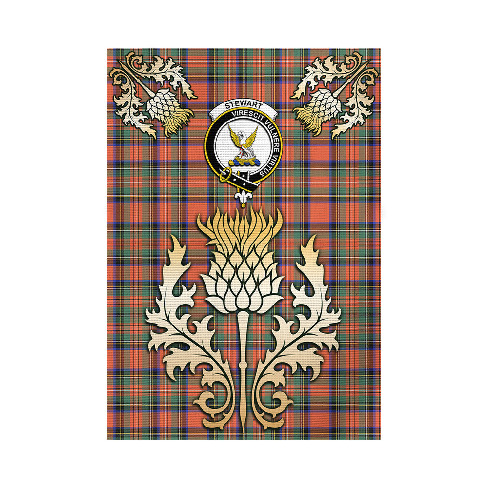 scottish-stewart-royal-ancient-clan-crest-gold-thistle-tartan-garden-flag