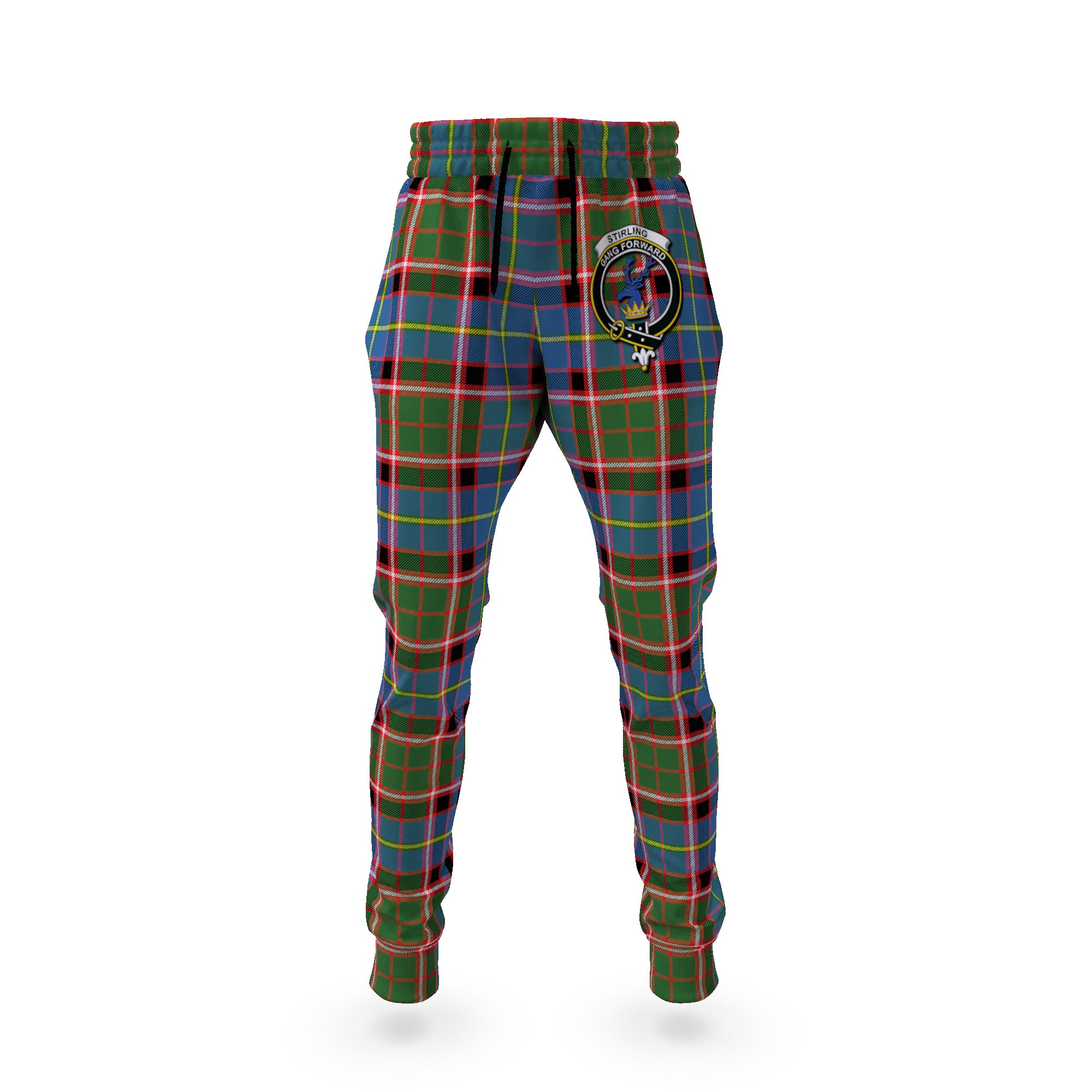 scottish-stirling-bannockburn-clan-crest-tartan-jogger-pants