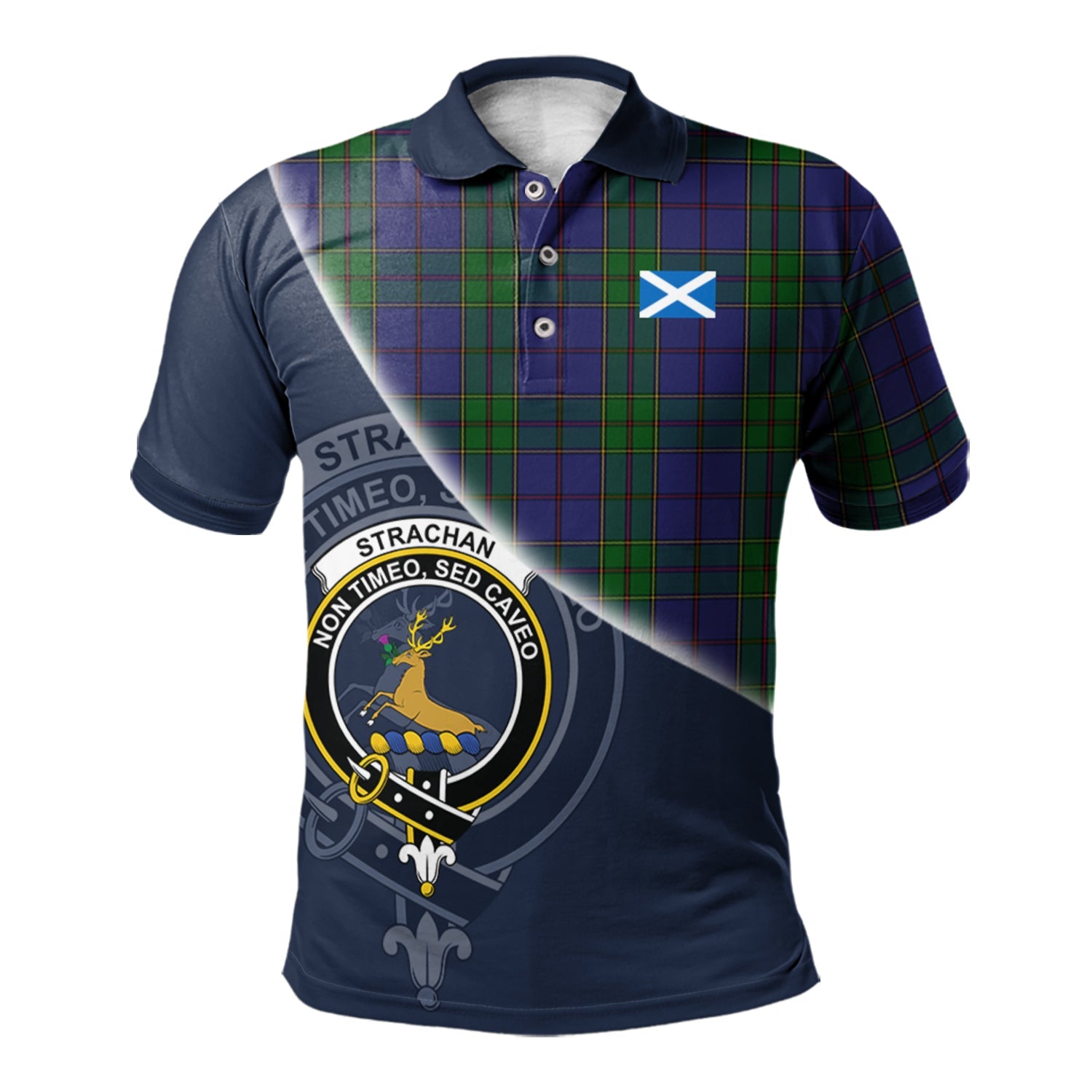 scottish-strachan-clan-crest-tartan-scotland-flag-half-style-polo-shirt