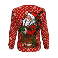 Scotland Christmas Sweatshirt Lion Thistle Red - Wonder Print Shop