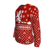 Scotland Christmas Sweatshirt Lion Thistle Red - Wonder Print Shop