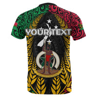 Custom Vanuatu T Shirt Mix Maori Aotearoa LT6 - Wonder Print Shop