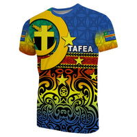 Tafea Day T Shirt Of Vanuatu Polynesian Flag Style LT6 - Wonder Print Shop