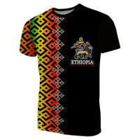 Ethiopia T Shirt Ethiopia Tilet Patterns LT6 - Wonder Print Shop
