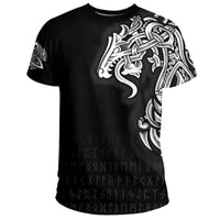 Viking T Shirt, Best Jormungand Tattoo Style RLT12 - Wonder Print Shop