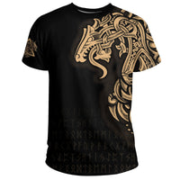 Viking T Shirt, Best Jormungand Tattoo Style RLT12 - Wonder Print Shop
