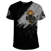 Viking Vikings T Shirt Viking Wolf Fenrir Moon and Raven RLT12 - Wonder Print Shop