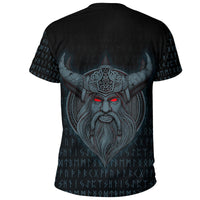 Viking T Shirt Odin Angry RLT12 - Wonder Print Shop
