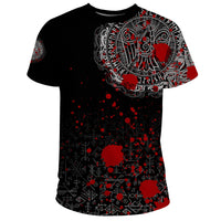 Viking T Shirt Raven Celtic Tattoo Blood RLT12 - Wonder Print Shop