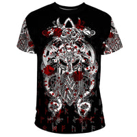 Custom Viking T Shirt Tyr Tattoo Blood RLT12 - Wonder Print Shop