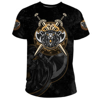 Viking T Shirt Viking Lion RLT12 - Wonder Print Shop