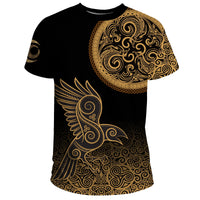 Viking T Shirt Triskele Raven Celtic RLT12 - Wonder Print Shop