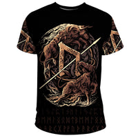 Viking T Shirt Uruz Rune RLT12 - Wonder Print Shop