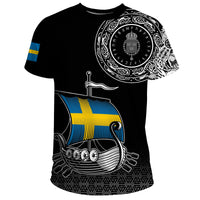 Viking T Shirt Swedish Drakkar RLT12 - Wonder Print Shop