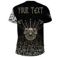 Custom Viking T Shirt Three Skull Of Viking RLT12 - Wonder Print Shop