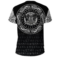 Viking T Shirt Huginn and Muniin With Mjolnir RLT12 - Wonder Print Shop