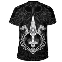 Viking T Shirt Gungnir Of Odin and Drakkar RLT12 - Wonder Print Shop