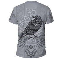Viking T Shirt Odin's Celtic Raven Scandinavian Tattoo RLT12 - Wonder Print Shop