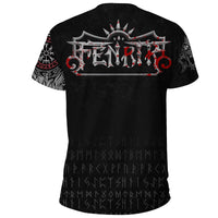 Viking Vikings Blood T Shirt Fenrir Blood RLT12 - Wonder Print Shop