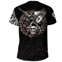 Viking Warrior T Shirt Odin Tattoo RLT12 - Wonder Print Shop