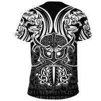 Viking T Shirt Njord and Dragon Tattoo RLT12 - Wonder Print Shop