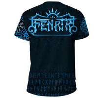 Viking T Shirt, Fenrir Wolf RLT12 - Wonder Print Shop