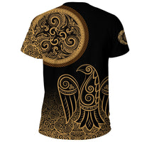 Viking T Shirt Triskele Raven Celtic RLT12 - Wonder Print Shop