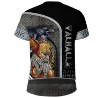 Custom Viking T Shirt Odin Style Armor RLT12 - Wonder Print Shop