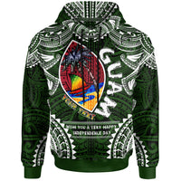 Guam Hoodie Custom Guam independence Day Wish You A Very Happy independence Day With Polynesian Patterns LT10 - Wonder Print Shop