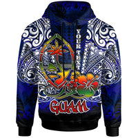 Guam Hoodie Custom Guam independence Day With Polynesian Tattoo Patterns LT10 - Wonder Print Shop